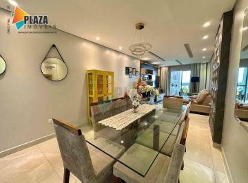 Apartamento · 129m² · 3 Quartos · 3 Vagas · Apartamento com 3 dormitórios para alugar, 130 m² por R$ 7.500,00/mês - Canto do Forte - Praia Grand