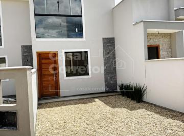 Casa · 80m² · 2 Quartos · 2 Vagas · CASA SOBRADO COM 2 DORMITÓRIOS E TERRENO PARA LAZER