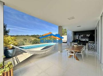 Casa · 281m² · 3 Quartos · 4 Vagas · Cond Vintage - 3 suítes, moderna e integrada. Piscina, gourmet, escritório!