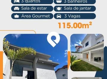 Casa · 119m² · 3 Quartos · 3 Vagas · Casa em Vila Rei, Mogi das Cruzes/SP de 119m² 3 quartos à venda por R$ 790.000,00