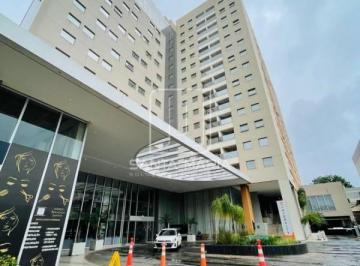 Fachada Condominio · Apartamento (flat) 1 dormitórios, cozinha planejada, portaria 24 horas, elevador, em condomínio fech