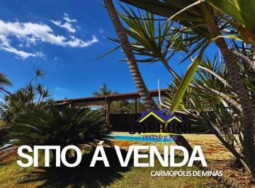 Rural · 2000m² · 3 Quartos · Sítio Encantador à Venda em Carmópolis de Minas – 2.000 m² de Tranquilidade e Conforto!