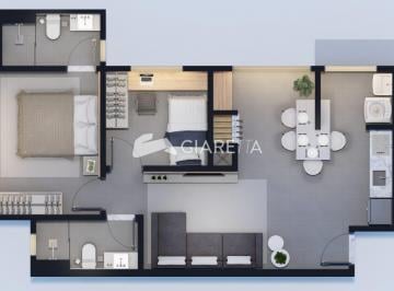Apartamento · 64m² · 1 Quarto · 2 Vagas · EDIFÍCIO DON HENRIQUE futuro empreendimento no JARDIM TOCANTINS, TOLEDO - PR