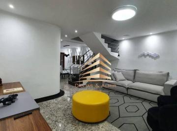 e52c98bfe8f5b00585bfc2eaaaf56c3bcf453e76 · Sobrado 206m² em condomínio fechado, com 4 dormitórios sendo 2 suítes, 3 vagas, à venda, por R$ 1.40