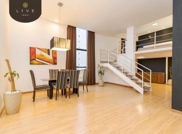 Apartamento · 65m² · 1 Quarto · 2 Vagas · LOFT MOBILIADO NO BIGORRILHO | 66 M², BANHEIRA E 2 VAGAS PRÓXIMO AO PARQUE BARIGUI