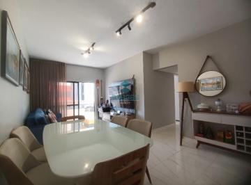 Sala ampla e iluminada | Borges Realty · Apartamento 94m² à venda no Edifício Cidade Jardim - 3 quartos com suíte, varanda e 2 vagas, Candeal