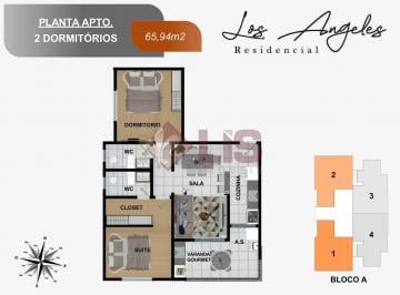 Apartamento · 59m² · 2 Quartos · 2 Vagas · Lançamento em Porto Novo com varanda gourmet, 2 dormitórios (suíte e closet)