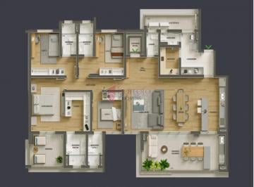 Apartamento · 204m² · 4 Quartos · 4 Vagas · APARTAMENTO À VENDA TERRACE SERRA DO JAPI - 04 SUÍTES - JUNDIAÍ/SP