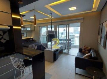 Apartamento · 37m² · 1 Quarto · 1 Vaga · Apartamento mobiliado para locação, Pinheiros, 1 quarto, 1 vaga