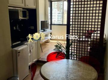Apartamento · 56m² · 1 Quarto · 1 Vaga · Flat para locação no Jardins - Edifício Poeta Drummond