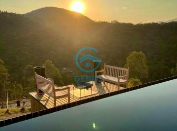 Rural · 2000m² · 3 Quartos · Chácara com Casa de Campo Mobiliada com Piscina e uma Bela Vista do Por do Sol à venda em Canelinha/