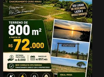 Terreno · 800m² · Terreno à Venda no Chacreamento Ouro Minas em Pompéu - MG