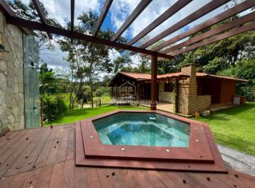 Casa · 140m² · 3 Quartos · 3 Vagas · CASA DE MADEIRA COM HIDROMASSAGEM| ESTILO RUSTICO E SOFISTICACAO EM MEIO A NATUREZA.