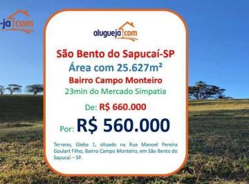 6de8dfeedb99fd29aa7681981a0c2e8839891868 · Área à venda, 25627 m² por R$ 560.000,00 - Campo Monteiro - São Bento do Sapucaí/SP