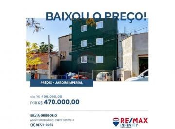 Apartamento · 180m² · 2 Quartos · 3 Vagas · Prédio com 3 apartamentos residenciais em Atibaia.