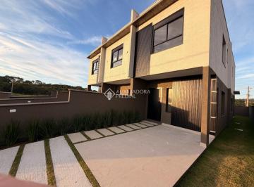 Casa · 116m² · 3 Quartos · 2 Vagas · Sobrado Moderno com 3 Dormitórios, Suíte e Churrasqueira no Real Parque | Vargem Grande - Florianópo
