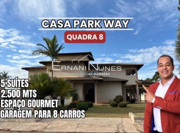Foto 01 · Casa Alto Padrão PARK WAY QD 8 com 5 Suítes | Lote Escriturado (CA00781)