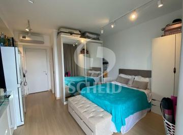 Apartamento · 28m² · 1 Quarto · Brooklin - Studio Mobiliado em Andar Alto  Pronto para Morar! Ao Lado do Metrô Borba Gato