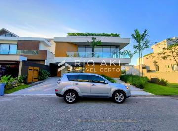 Casa · 850m² · 5 Quartos · 4 Vagas · Mansão 850m² – 5 suítes – Vista Pedra da Gávea – Condomínio Del Lago Barra