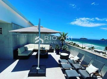 Apartamento · 980m² · 5 Quartos · 5 Vagas · Cobertura Duplex Frente Mar 980m² – 5 Suítes, Piscina e Cinema na Barra da Tijuca