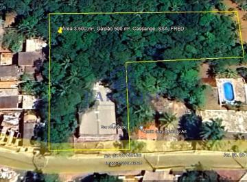 Terreno · 3500m² · 10 Vagas · Área, Cassange, Salvador - R$ 600 mil, Cod: 68820