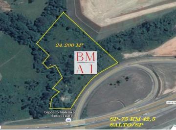 Comercial · 24000m² · ÁREA PARA VENDA AS MARGENS DA SP 75 ( ROD. SANTOS DUMONT), LOCALIZADO NA CIDADE DE SALTO / SP. Áre