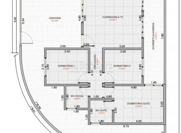 Casa · 145m² · CASA JARDIM IOLANDA - BOTUCATU / SP