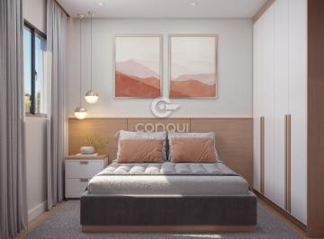 Apartamento · 44m² · 2 Quartos · 1 Vaga · Apartamento no Bom Jesus – 2 Quartos e Sacada com