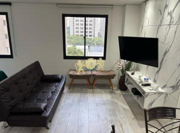 Apartamento · 37m² · 1 Quarto · 1 Vaga · Flat para locação em Moema - Edifício Times Square Colonade