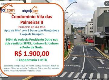 867e403bf7af45a41d3209b80e7747e36ec4bfda · Apartamento com 2 dormitórios para alugar, 48 m² por R$ 2.367,00/mês - Palmeiras de São José - São J