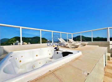 Apartamento · 200m² · 4 Quartos · 2 Vagas · Excelente Cobertura Duplex, com lazer privativo a venda na Praia do Tombo.