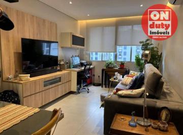 9f45a50ef3645bea03ac1c7110796021058b8453 · QUADRA DA PRAIA Apartamento com 1 dormitório à venda, 59 m² - Boqueirão - Santos/SP