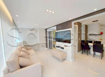 Apartamento · 56m² · 1 Quarto · 1 Vaga · Flat em Vila Nova Conceição, São Paulo/SP de 56m² 1 quartos para locação R$ 8.500,00/mes