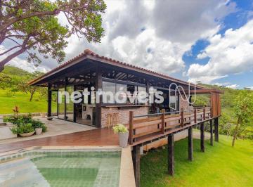 Casa · 420m² · 3 Quartos · 10 Vagas · Casa de Alto Padrão com Cachoeira Privativa e Vista para a Serra da Moeda