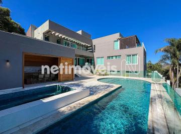 Casa · 1000m² · 6 Quartos · 8 Vagas · Casa de Luxo à Venda no Condomínio Vila Alpina – Nova Lima | Vista panorâmica e alto padrão