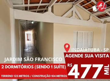 Casa , Indaiatuba · Casa Com 2 Dormitórios (Sendo 1 Suíte) - Jardim São Francisco - Indaiatuba - SP!