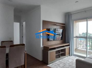 Apartamento · 60m² · 2 Quartos · 1 Vaga · Apartamento c/ 60m², 2 Quartos (1Suíte) e Mobiliado no Square Carapicuíba