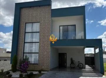 Foto 01 · Casa em Condomínio de Luxo no Vale dos Cristais em Taubaté-SP: 3 Quartos, 2 Suítes, 2 Salas, 4 Banhe