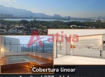 Apartamento · 337m² · 4 Quartos · 4 Vagas · Cobertura Linear de Alto Padrão com Piscina na Barra da Tijuca – Orygem Acqua Home