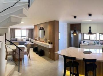 Casa · 185m² · 3 Quartos · 2 Vagas · Luxuosa cobertura Cacau Flat de 3 quartos com 3 suítes e 2 salas em Ponta Negra, Natal-RN: 185m², 5 