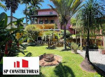 Casa · 551m² · 5 Quartos · 6 Vagas · Casa Estilo Rustico de AT 1.272m2 - 5 Dorm, Salao de Festas Completo, Biblioteca, 2 Closets!