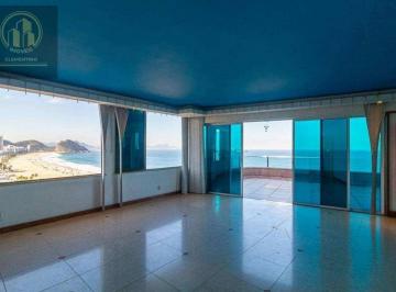 Casa de 4 quartos, Rio de Janeiro · Copacabana- Av. Atlântica, Cobertura Linear 425m², 4 Suítes, 6 WC, Vista Mar, Posto 4