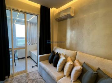 Apartamento · 43m² · 1 Quarto · 1 Vaga · Apartamento Studio à venda no Brooklin, mobiliado, 43m²