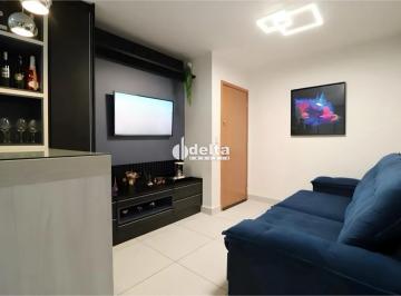 Apartamento · 60m² · 2 Quartos · 1 Vaga · Apartamento mobiliado disponível para locação no bairro Gávea em Uberlândia-MG.