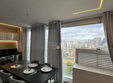 42ff5740e5d595edc83c51c1f4b9ec1c3c0ebff7 · Apartamento mobiliado à venda, com 43m², 1 suíte e 1 vaga - Brooklin SP