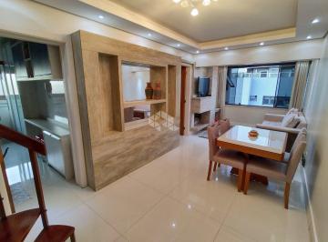 Apartamento · 158m² · 2 Quartos · 1 Vaga · COBERTURA DUPLEX SEMI MOBILIADA COM 2 DORMITÓRIOS, 1 SUÍTE E PISCINA COM VAGA COBERTA - JARDIM LINDÓ