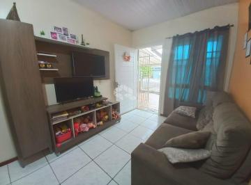 Casa · 52m² · 2 Quartos · 2 Vagas · casa térrea 2 dormitórios e churrasqueira bairro Olaria/Canoas.