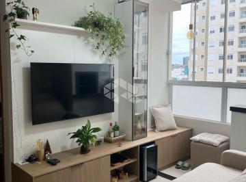 Apartamento · 55m² · 2 Quartos · 1 Vaga · Apartamento 2 dormitórios, sacasa com churrasqueira, mobiliado - Alto Petrópolis