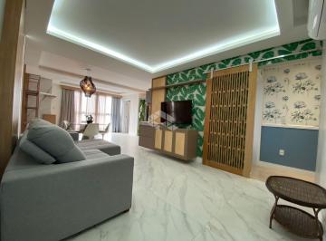 Apartamento · 105m² · 2 Quartos · 2 Vagas · APARTAMENTO MOBILIADO VISTA MAR, ÁREA DE 105 m² COM 2 DORMITÓIOS À VENDA POR R$ R$1.350.000