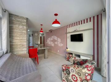 Apartamento · 137m² · 2 Quartos · 1 Vaga · Apartamento com amplo terraço, 2 dormitórios com suíte em Capão da Canoa.